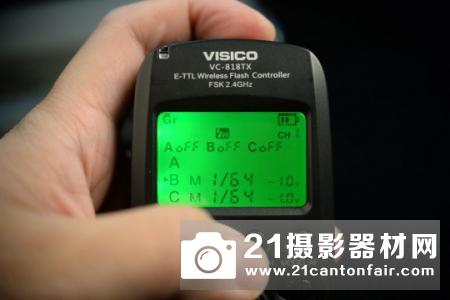 闪光小能手 VISICO5 TTL外拍灯试用