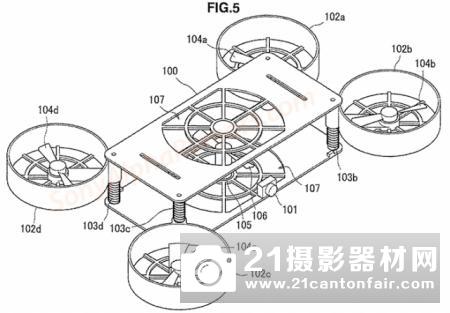索尼曝光无人机专利