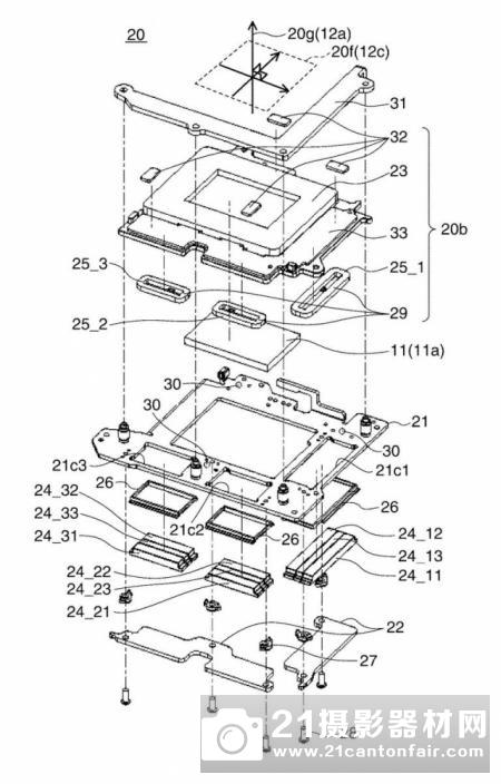 佳能机身防抖专利分解图曝光