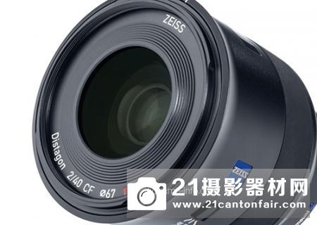 蔡司E卡口定焦镜头“Batisi2/40CF”外观图曝光